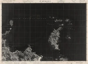 Cavalli / this mosaic compiled by N.Z. Aerial Mapping Ltd. for Lands and Survey Dept., N.Z.