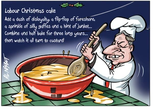 Labour Christmas cake - Add a dash of disloyalty, a flip-flop of foreshore, a sprinkle of silly gaffes and... 11 December 2010