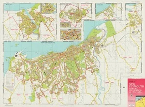 Map of New Plymouth, Oakura, Inglewood & Waitara