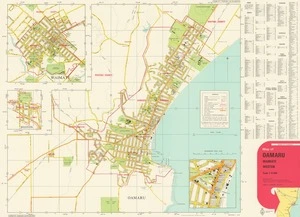 Map of Oamaru, Waimate, Weston