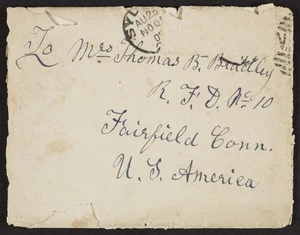 Hale, David Buckley, 1838?-1923: Letter to Martha Bradley