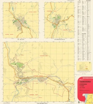 Map of Taumarunui, Otorohanga, Te Kuiti.