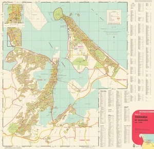 Map of Tauranga, Mt Maunganui.