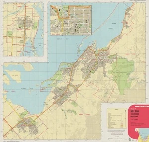 Map of Nelson, Richmond, Motueka.