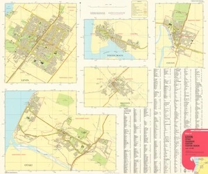 Map of Levin, Otaki, Shannon, Foxton, Foxton Beach