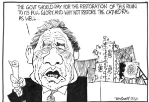 Winston Peters calls for restoration of Christchurch Cathedral