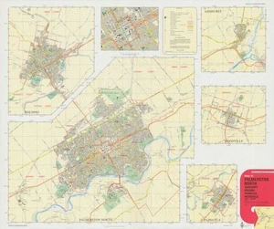 Map of Palmerston North, Ashhurst, Feilding, Pahiatua, Woodville.