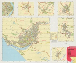 Map of Wanganui, Bulls, Marton, Ohakune, Raetihi, Taihape.