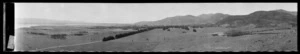 Panorama of Waiorongomai Station from Burlings Hill