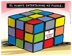The always entertaining NZ puzzle. Stable govt
