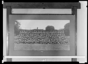 1914 group portrait of King's College students, Remuera, Auckland