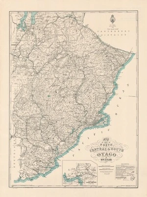 Map of part of north, central & south Otago, New Zealand / reduced and drawn from official surveys by W. Deverell 1915.