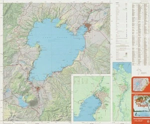 Map of Lake Taupo.