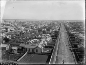 Streets lined with houses, Invercargill