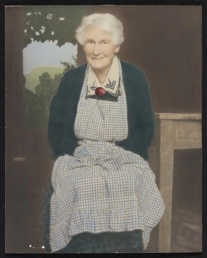 Artist unknown :[Portrait of Blanche Edith Baughan. 1940s]