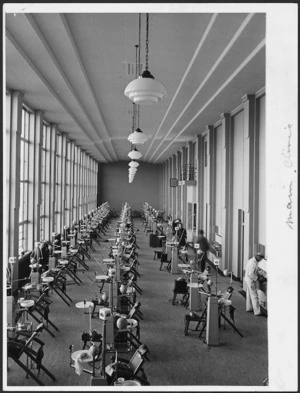 Interior view of the Children's Dental Clinic, Wellington