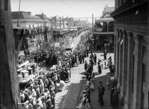 Procession at the celebration of the Hawera Jubilee