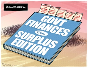 Government finances - the surplus edition