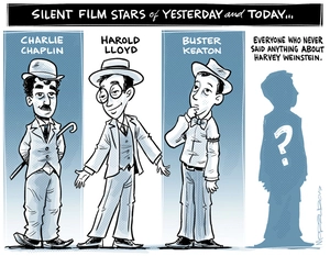 Silent film stars of yesterday and today