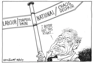 Winston Peters at the cross roads