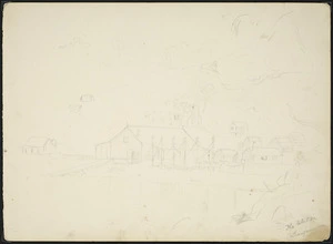 [Ryan, Thomas], 1864-1927 :The Station, Whangamumu. [1895].