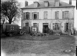 New Zealand dressing station on the Somme, Mailly-Mallet, France