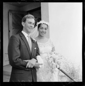 Mr and Mrs David Weir on their wedding day
