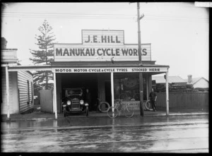J E Hill, Manukau Cycle Works, Onehunga