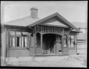Unidentified house, exterior, Christchurch