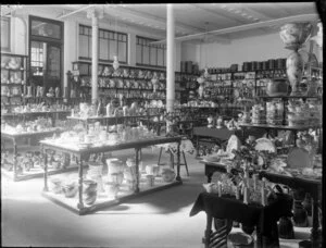 China shop, interior, [Christchurch?]