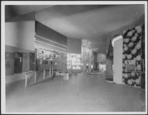 Interior view of the Australian pavilion, New Zealand Centennial Exhibition, Wellington