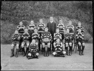 Clyde Quay School Second Fifteen rugby team 1921, Wellington