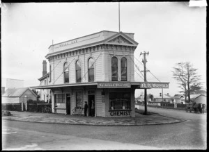 Business premises on the corner of Campbell Road and Mt Smart Road, Royal Oak, Auckland