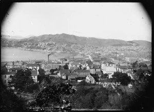 General view of Wellington taken from Kelburn looking east