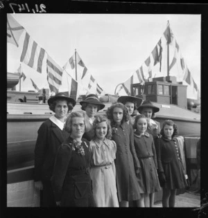 Daughters of the men who built tow-boats for the United States armed forces