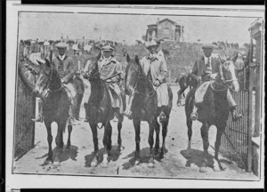 Special constables on horseback