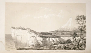 [Heaphy, Charles] 1820-1881 :Mount Egmont from near the Waimate Pah, Taranake [1840] /L. Haghe lith.; Day & Hagh lithographers to the Queen. London, J. Murray [1843]