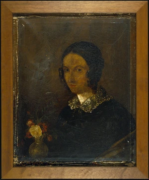 [Tasker, John] 1853-1899 :[Portrait of Mary Ann Holdsworth in the late 1850s. Painted 1887?]
