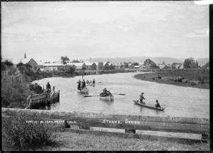 View of Opotiki from the wharf