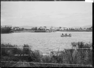 View of Waioeka River and Opotiki