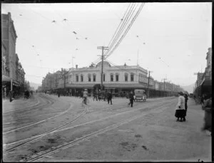 Colombo St, Christchurch, including the Mitchell's building