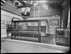 New Zealand Shipping Co Ltd, exhibit, model ships, New Zealand International Exhibition of 1906-1907, Christchurch