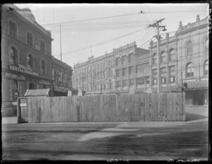 Cashel St, Christchurch, including Ballin's Dental Parlors amd Tattersall's Horse Bazaar