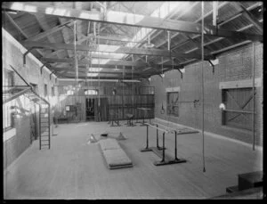 Interior of Gymnasium, Christchurch Boys High School, Christchurch