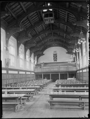 Memorial Hall interior, Christ's College, Christchurch