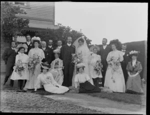 Gunn wedding, Christchurch