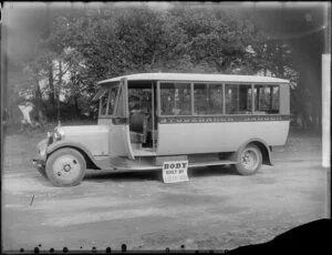 Studebaker Saloon bus, built by J Bath & Sons