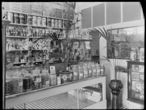 Shop interior, confectionary store