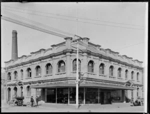 National Cash Register Company, corner of Armagh and Manchester Streets, Christchurch