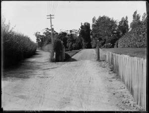 Entrance gate, Garland farm, Rangiora, Christchurch